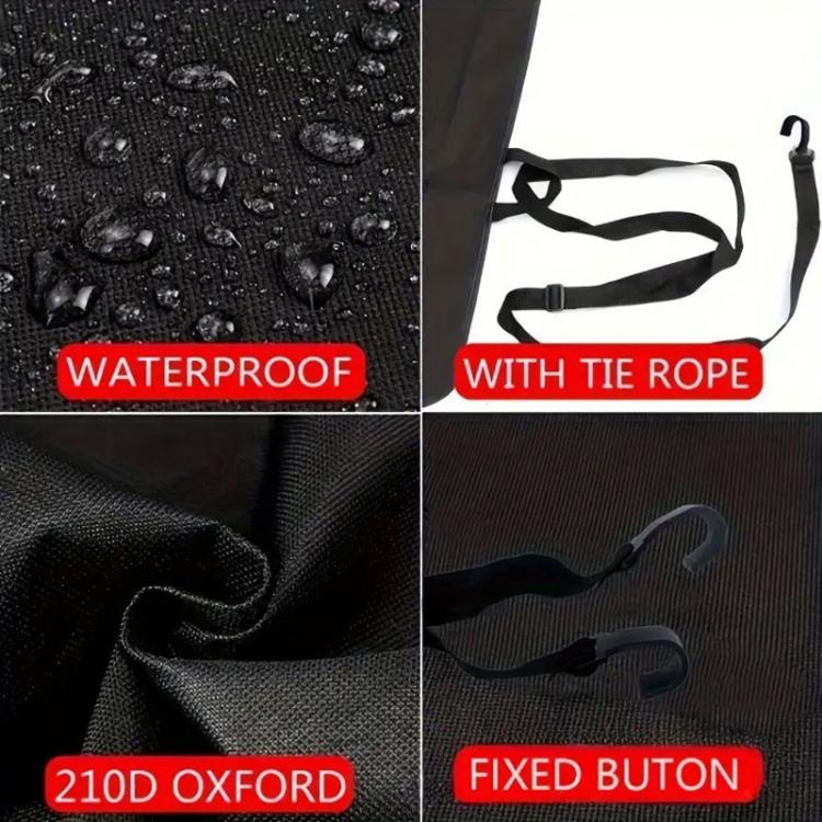 Thickened Waterproof Sunshade Oxford Cloth RV Tailgate Sunshade Cover For Ford Transit Custom