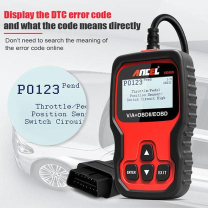 Ancel VD500 pour outil d'analyse de diagnostic automobile Volkswagen / Audi / Skoda / Seat