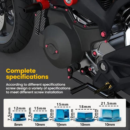 Motorcycle Scooter Modification Parts Screw Cover Decorative Screw Cap
