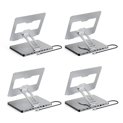 Blueendless 4K/60Hz Multifunctional Docking Station Tablet Holder