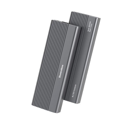Blueendless 2818SN M.2 Nvme / Sata Dual-protocol Mobile Hard Disk Box, with Type-C to USB-A Cable, with 2-in-1 Cable