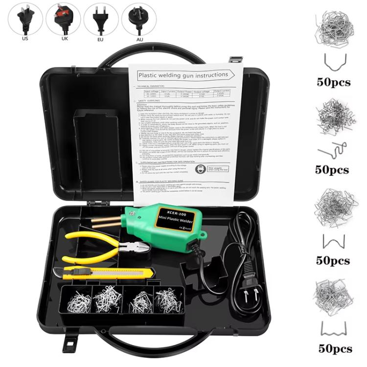 Car Bumper Welding Plastic Welding Tools Welding Wire Patch Nail Hot Stapler Repair Welder, US Plug, EU Plug, AU Plug, UK Plug