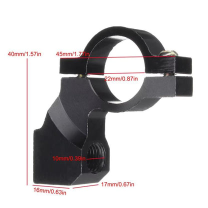 Motorcycle Modified Rear View Mirror Bracket Holder Clamp E-Bike Mirror Mount Reflector Clamp