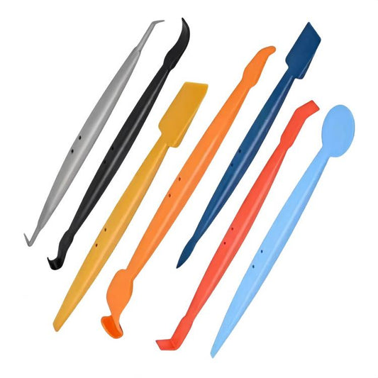 Car Wrap Trimming Edge Tinting Tool Solar Film With Magnetic Squeegee Scraper Kit, 7pcs /Set