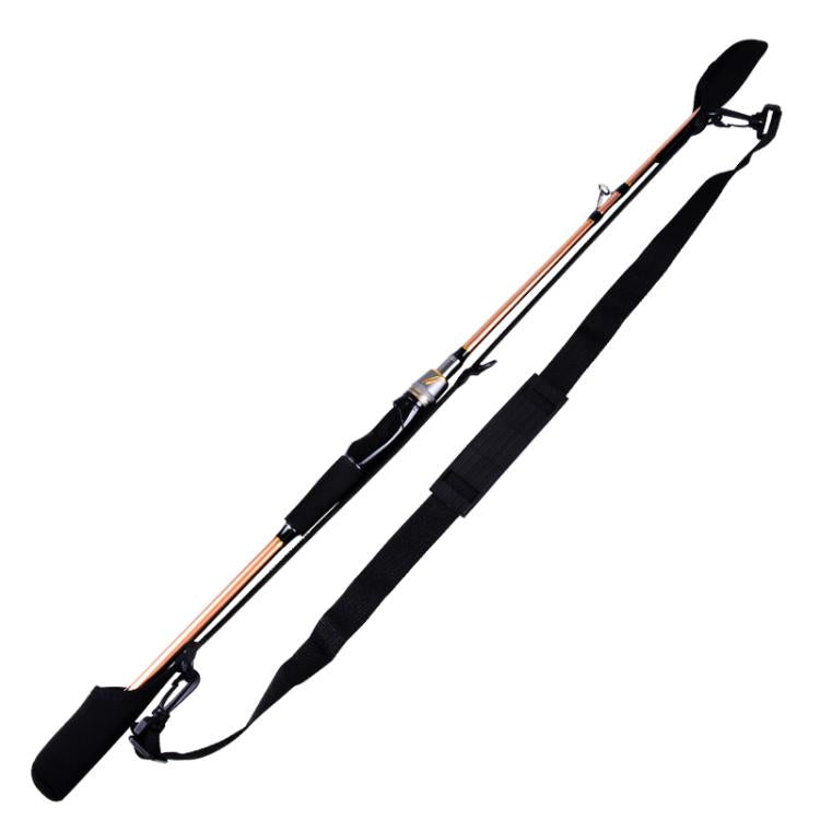 Sangle de canne à pêche réglable haute élasticité, housse de protection de canne à pêche, 59-130cm sans sangles, 59-130cm avec sangles, 40-75cm sans sangles
