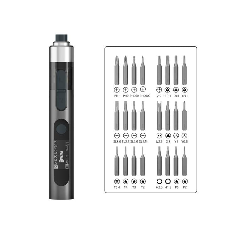 Multi-Function Small Electric Screwdriver Set For Mobile Phone Repair, MaAnt L5Pro With 24 Batches, MaAnt L5 With 12 Batches