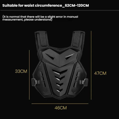 SULAITE Motocross Armor Vest Motorcycle Rider Chest Protection Equipment Racing Anti-Fall Armor Protector, Uniform