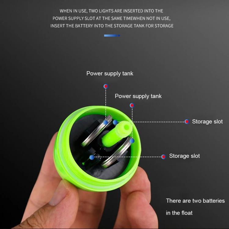 Flotteur Lumineux Électronique pour Pêche de Nuit Pêche en Mer ABS Anti-Chute, 1, 2, 3, 4, 5, 6, 7, 8, 9, 10