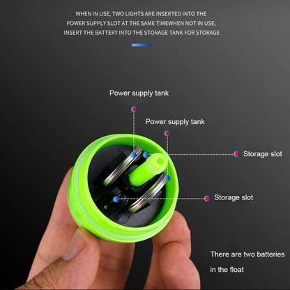 Flotteur Lumineux Électronique pour Pêche de Nuit Pêche en Mer ABS Anti-Chute, 1, 2, 3, 4, 5, 6, 7, 8, 9, 10