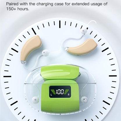 16-Channel Digital Hearing Aid Elderly Sound Amplifier With Digital Display Space Charging Box