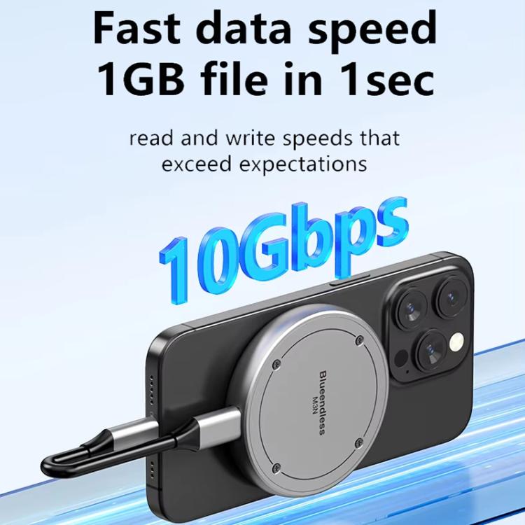 Blueendless M3NPD M.2 NVMe 2230/2242 Magnetic Phone Hard Disk Box, M3NPD