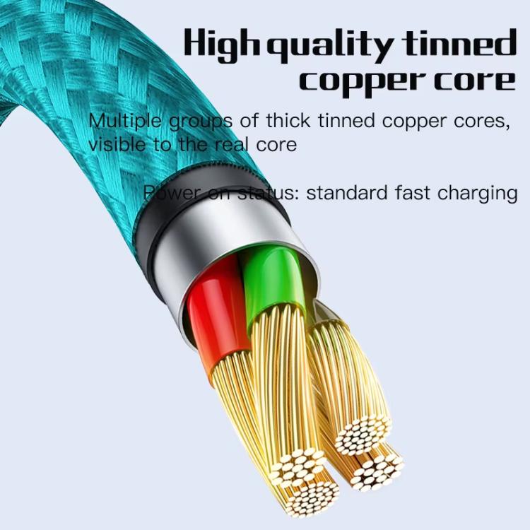 8 Pin Brush Data Charging Cable, 3 In 1 Charging Cable