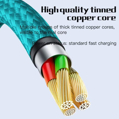 8 Pin Brush Data Charging Cable, 3 In 1 Charging Cable