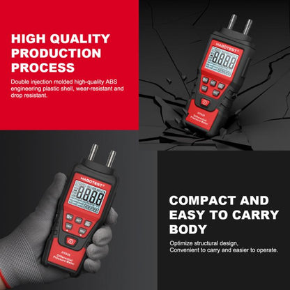HABOTEST HT636 Highly Precision Differential Pressure Gauge Digital Micropressure Tester, HT636