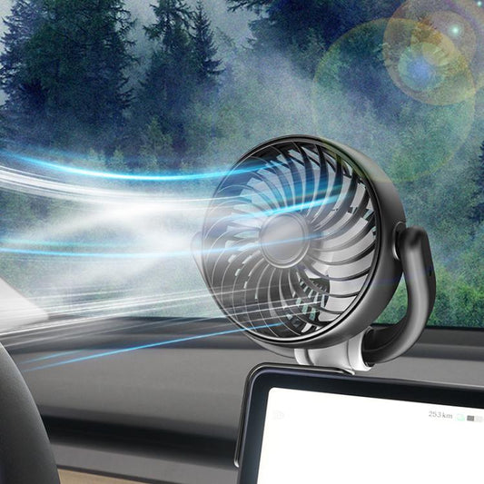 Ventilateur d'angle pliable en trois parties pour voiture
