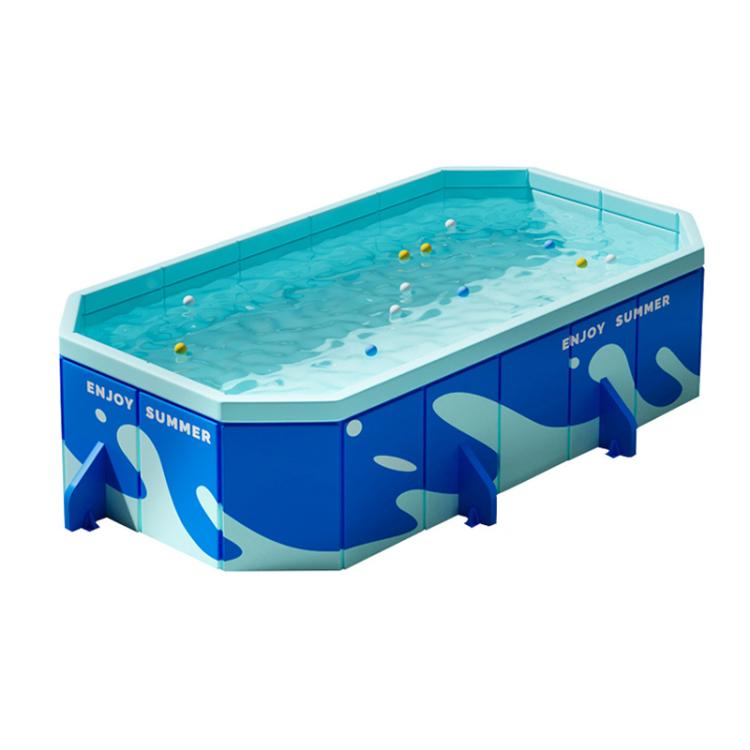 Piscine hors sol à support gonflable pliable pour enfants, 1,6 m, 2,2 m, 2,6 m, 3,2 m