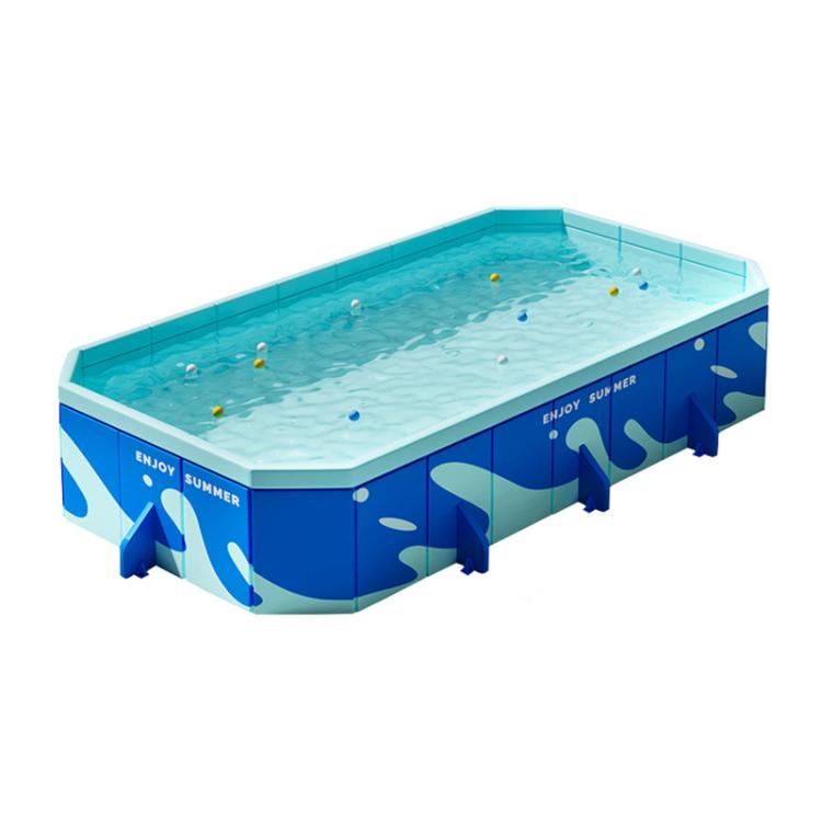 Piscine hors sol à support gonflable pliable pour enfants, 1,6 m, 2,2 m, 2,6 m, 3,2 m
