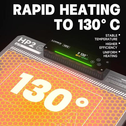 LUOWEI HP2 Screen Heating Table Constant Temperature Screen Removal Treasure Phone Tablet Screen Changing Removal Heating Separation, EU Plug, US Plug