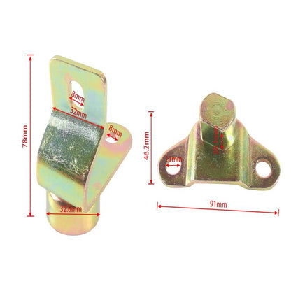 Car Tailgate Hinge Set With Screw Socket Wrench For Chevrolet