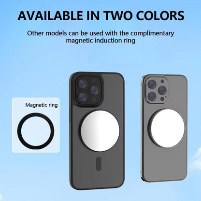 HEPAIL 101D-A Cell Phone Magnetic Selfie Mirror Magsaef Rear HD Photo Assist Convex Mirror