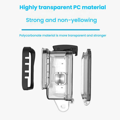 TELESIN For GoPro HERO8 Black 50m Waterproof Protective Case Diving Case Sports Camera Accessories