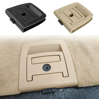 For BMW X5 E70 / X6 E71 E72 Car Boot Handle Inside Trunk Lid Bottom Plate Handle 51479120283, With Lock Hole Black, With Lock Hole Beige, Without Lock Hole Black, Without Lock Hole