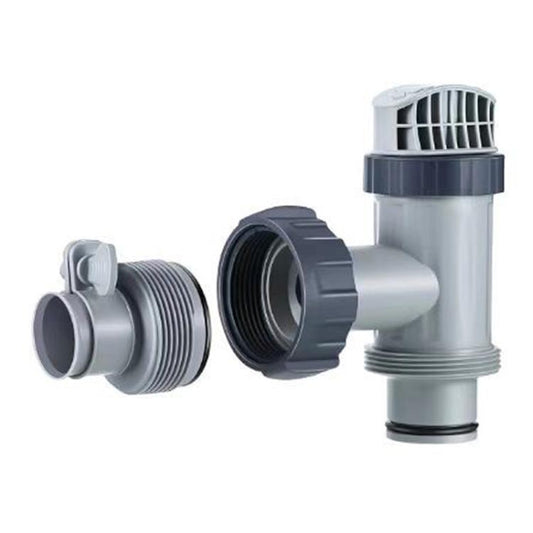 Connecteur de vanne de piston de piscine compatible avec la pompe de filtration Intex 28635EG 28633EG, vanne de piston simple, vanne de piston + adaptateur modèle B, 1 vanne de piston + 2 adaptateurs modèle B, 2 vannes de piston + 2 adaptateurs modèle B