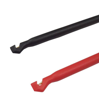 4mm Banana Jack Non-destructive Wire-free Steel Needle Auto Repair Line Detection Probe, 16.5cm, 19cm