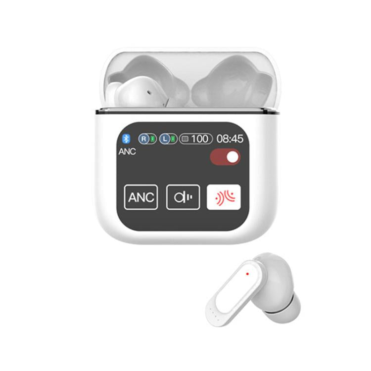 1.9 Inch TFT Full-Color Touchscreen Wireless 5.4 Earbuds ANC+ENC Noise Reduction In-Ear Sports Earphones