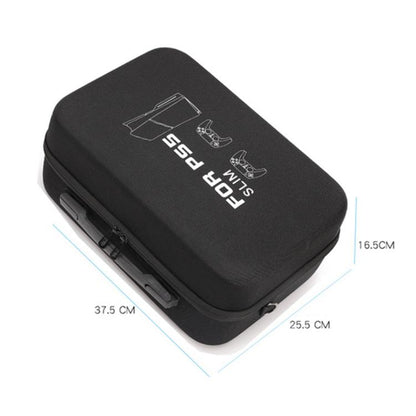 BKANO For Sony PS5 Slim Storage Bag Hard-Shell Shoulder Suitcase Storage Case