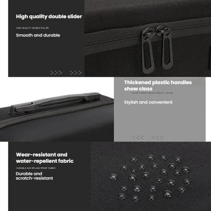 BKANO For Sony PS5 Slim Storage Bag Hard-Shell Shoulder Suitcase Storage Case