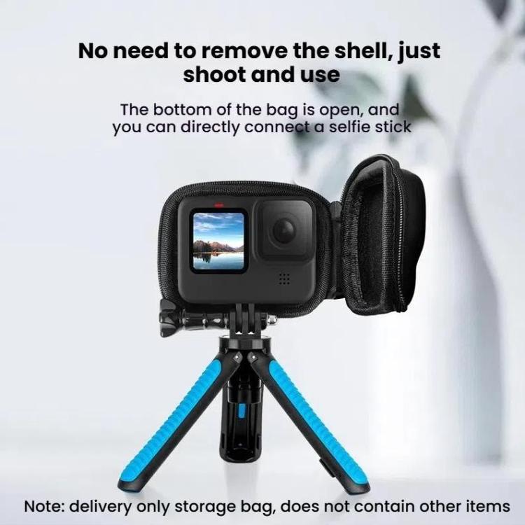 TELESIN Sports Camera Mini EVA Protective Storage Bag For GoPro HERO12 Black /11 Black /10 Black /9 Black
