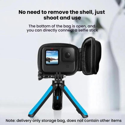 TELESIN Sports Camera Mini EVA Protective Storage Bag For GoPro HERO12 Black /11 Black /10 Black /9 Black