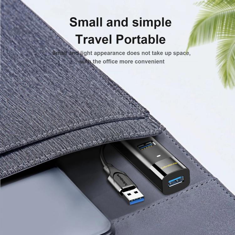 To 4-port USB3.0 Long Hub Docking Station Splitter, Mindpure US022 0.3m USB, Mindpure US022 1m USB, Mindpure US022 1.5m USB, Mindpure US023 0.3m Type-C, Mindpure US023 1m Type-C, Mindpure US023 1.5m Type-C