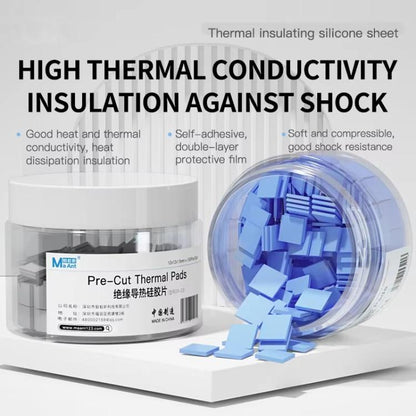 MaAnt DR-03 100pcs /Box Insulating Thermal Conductive Silicone Spacer CPU Thermal Spacer