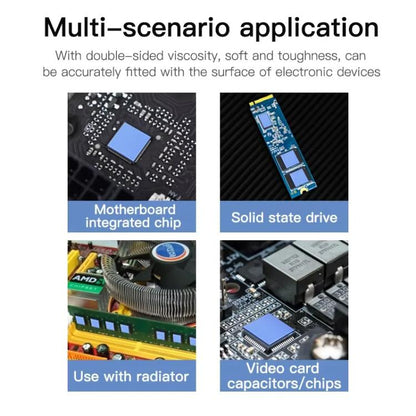 MaAnt DR-03 100pcs /Box Insulating Thermal Conductive Silicone Spacer CPU Thermal Spacer