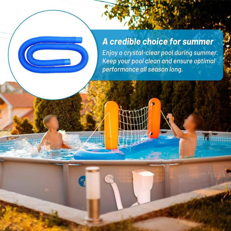 Tuyau de piscine 32 mm + connecteur + tournevis pour Intex 300 GPH/530 GPH, tuyau blanc de 1,5 m, tuyau bleu de 1,5 m, tuyau bleu de 1 m, tuyau blanc de 1 m