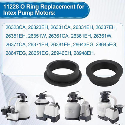 11228 For Intex Pool O-Ring Gasket Replacement Sand Filter Pump Motor Sealing Kit