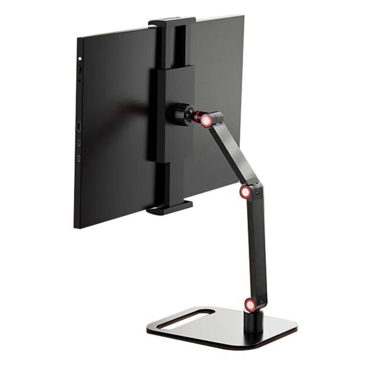 Phone Tablet Monitor Desktop Stand Height and Angle Adjustable Bracket for Screen Within 17.3 Inch