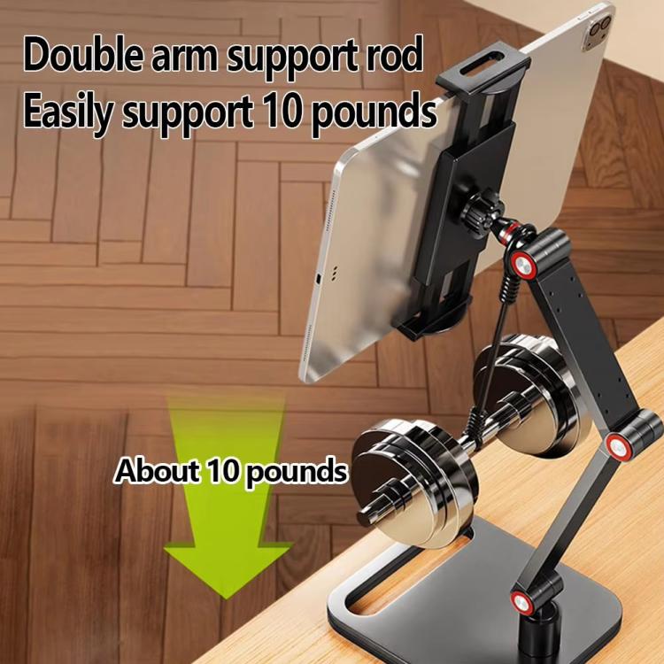 Phone Tablet Monitor Desktop Stand Height and Angle Adjustable Bracket for Screen Within 17.3 Inch