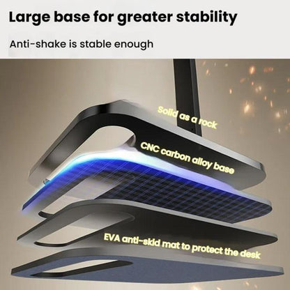 Phone Tablet Monitor Desktop Stand Height and Angle Adjustable Bracket for Screen Within 17.3 Inch