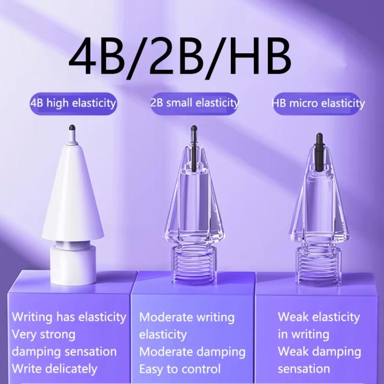 For Apple Pencil 2 / 1 Elastic Tip Soft Probe Silent Replacement Nib