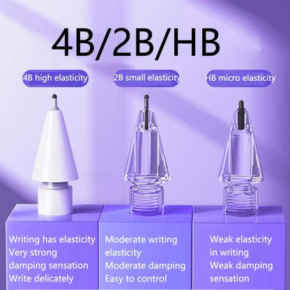 For Apple Pencil 2 / 1 Elastic Tip Soft Probe Silent Replacement Nib