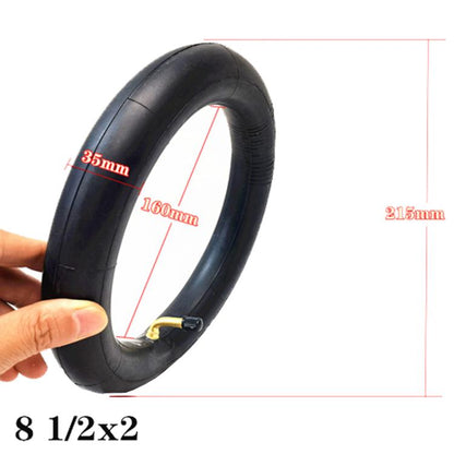 8 1 / 2 x 2 For 8.5inch Xiaomi 1S / M365 / PRO Electrical Scooter Inner Tube Accessories, Straight Beak, Curved Beak
