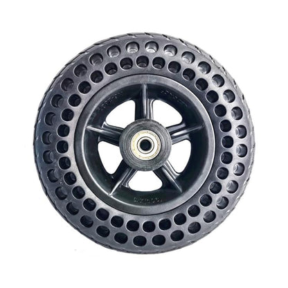 7 Inch Power Wheelchair Front Wheels Pneumatic Free Honeycomb Solid Tire Set Assembly Complete Wheel Set, 7 x 2