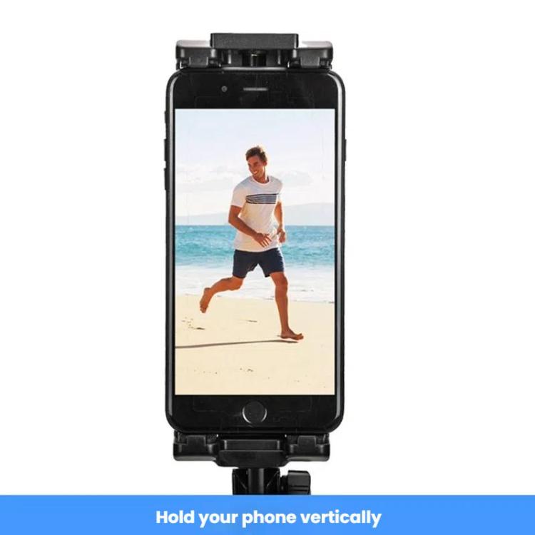 YUNTENG VCT-320 Adjustable Hot Shoe Tablet & Phone Mount Clamp Holder with Dual 1/4 Inch Screw Holes for 5.1-9.9 Inch Devices