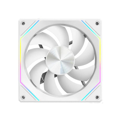 4RS 12cm Computer  Case Fan with Infinity Mirror ARGB Thermal Control & Ultra Quiet Cooling