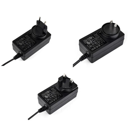 Waveshare 12V / 4A 1.2m Length Cable DC Jack Power Supply Adapter, US Plug, EU Plug, UK Plug