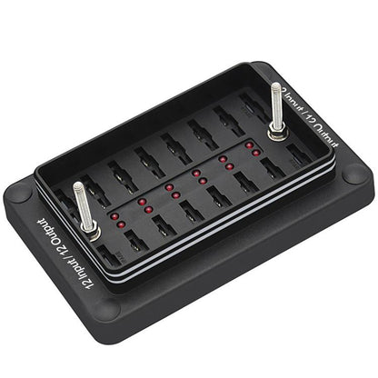 One In And One Out 12-Way Fuse Box LED Indicator With Sticker, ZH-1704B2