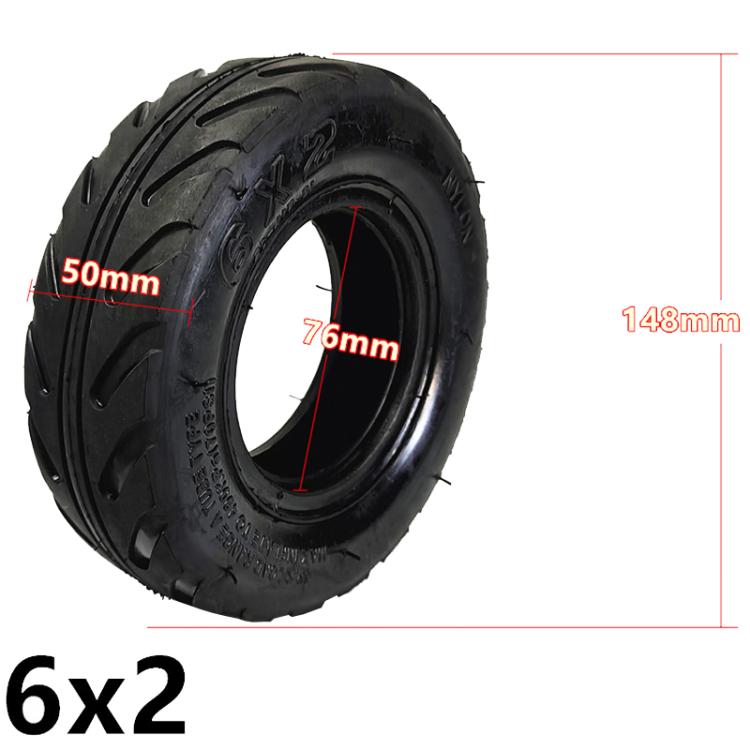 6 x 2 Thickened 6 inch Electrical Scooter Tire Accessories, Inner Tire, Outer Tire, Inner And Outer Tire